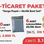 3K Kargo Poşeti-Akrilik Bant